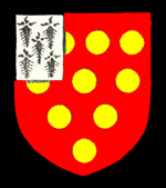 The coat of arms of the Lords Zouche of Haringworth